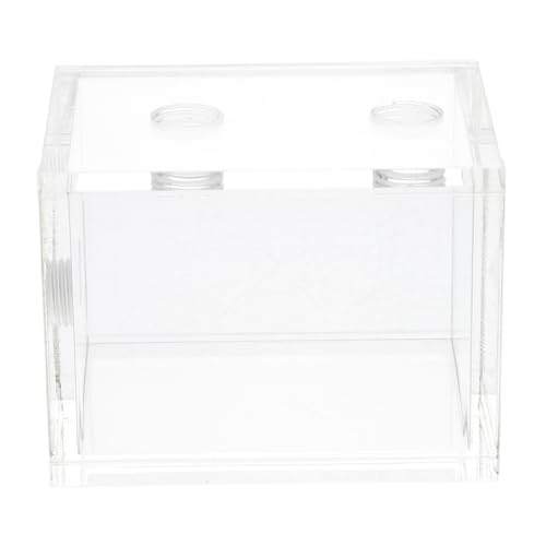 Uonlytech Wasserkühltank Drainage entwässerung PC-Kühlung drainy watercooling Panzer Aquarium Kleiner Fischtank Wasserbehälter aus Acryl Flüssigkeitskühlbehälter für Computer Transparent von Uonlytech