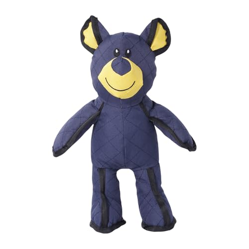 Uoqpty Bär-Kauspielzeug für Hunde, Quietschspielzeug für Hunde, unzerbrechlich, Plüschtiere, Welpen, quietschend, Kauspielzeug, um sie für kleine, mittelgroße und große Rassen zu beschäftigen von Uoqpty