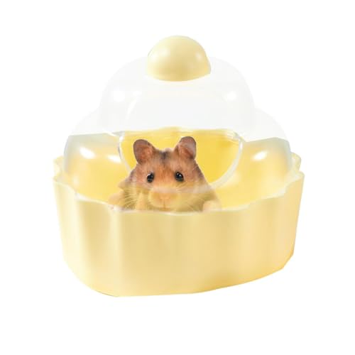 Uoqpty Hamster-Sandbadbehälter – Kuchenförmige Kleintier-Sandbadbox – auslaufsichere, stabile, transparente Hamster-Sandbox für Rennmäuse, Igel, Eichhörnchen und andere Kleintiere Uoqpty Hamster-Sandbadbehälter – Kuchenförmige Kleintier-Sandbadbox – auslaufsichere, stabile, transparente Hamster-Sandbox für Rennmäuse, Igel, Eichhörnchen und andere Kleintiere von Uoqpty