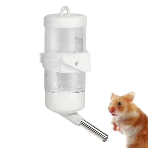 Uoqpty Hamster Trinkflasche,Kaninchen Trinkautomat - Tropffreier Trinkautomat Kleintierkäfigzubehör Für Hamster Rennmaus Frettchen Igel von Uoqpty