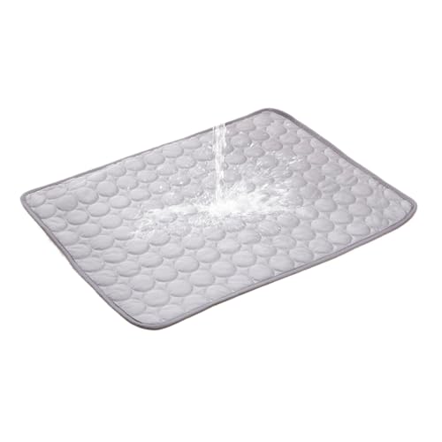 Uoqpty Haustierkühlmatte, Haustierkühlkissen,Coole Haustiermatte - Waschbarhunde Schlafmatratze für Innen im Freien, tragbare absorbierende atmungsaktive Decke von Uoqpty