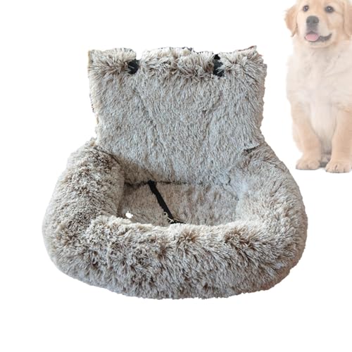 Uoqpty Hundeverstärker -Autositz, Hundewagensitz, Soft Welpe Sicherheitssitz, Automobile Innenzubehör, Nicht rutschende, gepolsterte atmungsaktive für Outdoor Adventures Road Trips täglich von Uoqpty