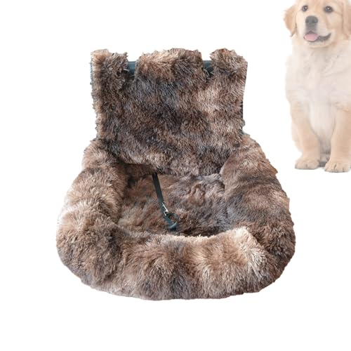 Uoqpty Hundeverstärker -Autositz, Hundewagensitz,Soft Dog Booster Sitz - Automobile Innenzubehör, Nicht rutschende, gepolsterte atmungsaktive für Outdoor Adventures Road Trips täglich von Uoqpty