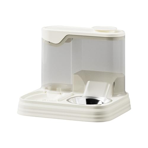 Uoqpty Katzenfutterautomat Mit Integriertem Wasserspender,Automatisches Futter- Und Wassernapf Set Für Hunde - Haustiernapf Mit Wasserversorgung Für Zuhause & Urlaub Uoqpty Katzenfutterautomat Mit Integriertem Wasserspender,Automatisches Futter- Und Wassernapf Set Für Hunde - Haustiernapf Mit Wasserversorgung Für Zuhause & Urlaub von Uoqpty