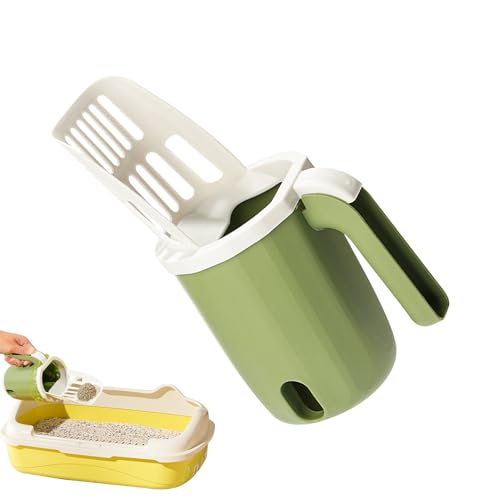 Uoqpty Katzenschaufel für Katzentoilette – Kätzchentoilettenschaufel mit Halter – Haustierreinigungszubehör mit Müllbeutel, Kotsammler für Anfänger, den täglichen Gebrauch, Reisen, Zuhause, Wohnzimmer Uoqpty Katzenschaufel für Katzentoilette – Kätzchentoilettenschaufel mit Halter – Haustierreinigungszubehör mit Müllbeutel, Kotsammler für Anfänger, den täglichen Gebrauch, Reisen, Zuhause, Wohnzimmer von Uoqpty