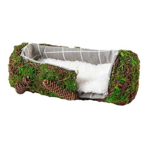 Uoqpty Meerschweinchenbett, Igelbett, Hamsterbett zum Spielen und Ausruhen, Hasenversteck, Leicht zu reinigendes, rutschfestes Käfigzubehör für Meerschweinchen, Kaninchen und Hamster von Uoqpty