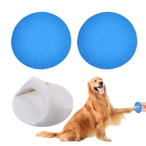 Uoqpty Runde Nagelfeile für Hunde, aus , geräuschlos, mit 2 austauschbaren Schleifpapier für Haustiere, Katzen, Hunde, Welpen von Uoqpty