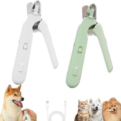 Uornwz The Safetrim by Pupnourish, Pupnourish Nail Trimmer, Krallenschere Für Hunde, Katzen Hunde Krallenschneider, Verletzungsfreies Nagelschneiden, Geräuscharm, Eingebauter Schleifer (Weiß+Grün) Uornwz The Safetrim by Pupnourish, Pupnourish Nail Trimmer, Krallenschere Für Hunde, Katzen Hunde Krallenschneider, Verletzungsfreies Nagelschneiden, Geräuscharm, Eingebauter Schleifer (Weiß+Grün) von Uornwz