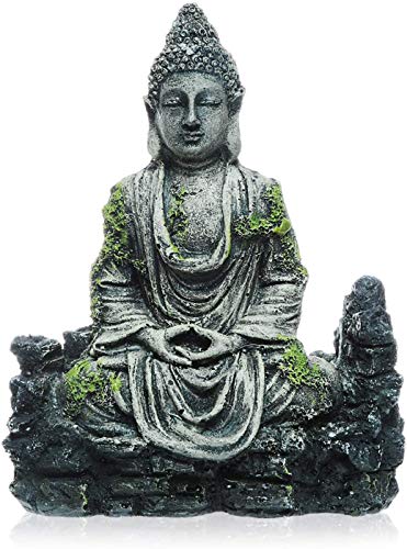 Uotyle Aquarium Buddha Statue Dekorationen - Aquarium Dekor Ornament Aquarium Buddha Statue Dekoration von Uotyle