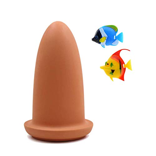 Uotyle Laichkegel aus Keramik, 20,3 cm, Zuchtkegel, Höhle, Orange, Aquarium-Dekoration, Aquarium-Dekoration für Diskus, Clownfisch, Kaiserfisch, Wassertiere, zum Spielen, Verstecken Uotyle Laichkegel aus Keramik, 20,3 cm, Zuchtkegel, Höhle, Orange, Aquarium-Dekoration, Aquarium-Dekoration für Diskus, Clownfisch, Kaiserfisch, Wassertiere, zum Spielen, Verstecken von Uotyle