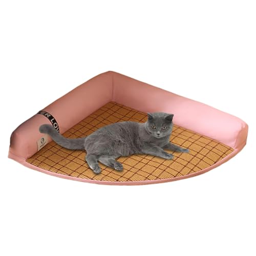 Uozonit Kühlmatte für Katzen, Kühlkissen für Hunde - Waschbare Hundebettmatte,Abnehmbare Katzenmatte, Haustier-Kühlunterlage, Antihaft-Isomatte, Sommer-Kühlmatte für Zwinger, Kisten, Betten Uozonit Kühlmatte für Katzen, Kühlkissen für Hunde - Waschbare Hundebettmatte,Abnehmbare Katzenmatte, Haustier-Kühlunterlage, Antihaft-Isomatte, Sommer-Kühlmatte für Zwinger, Kisten, Betten von Uozonit