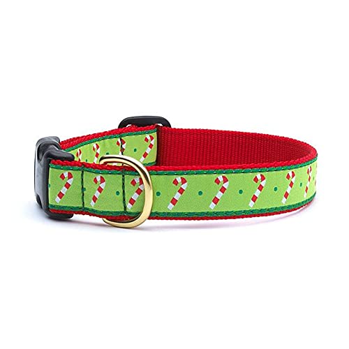 Up Country CAN-C-M Candy Cane Collar M Breit (1") Hundehalsband, 300 g von Up Country