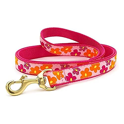 Up Country FLO-L-N Flower Power Hundeleine, Schmal 5/8 inch von Up Country