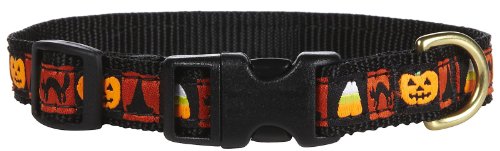 Up Country GSG-C-S Halloween Collar Schmal (5/8 Zoll) Hundehalsband, S von Up Country