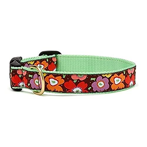 Up Country MOD-C-XL Floral Hundehalsband, Breit 1", XL von Up Country
