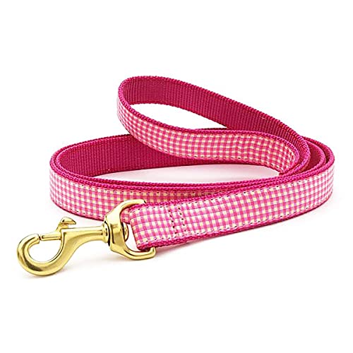 Up Country PKG-L-N Pink Gingham Hundeleine, Schmal 5/8 inch Up Country PKG-L-N Pink Gingham Hundeleine, Schmal 5/8 inch von Up Country