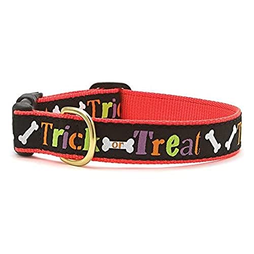 Up Country TOT-C-XS Trick or Treat Collar Schmal (5/8 Zoll) Hundehalsband, XS von Up Country
