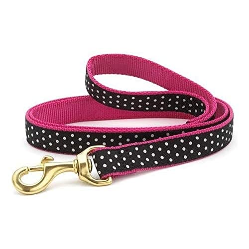 Up Country WDO-L-N Hundeleine, Schmal 5/8", schwarz/weiß Dot Up Country WDO-L-N Hundeleine, Schmal 5/8", schwarz/weiß Dot von Up Country