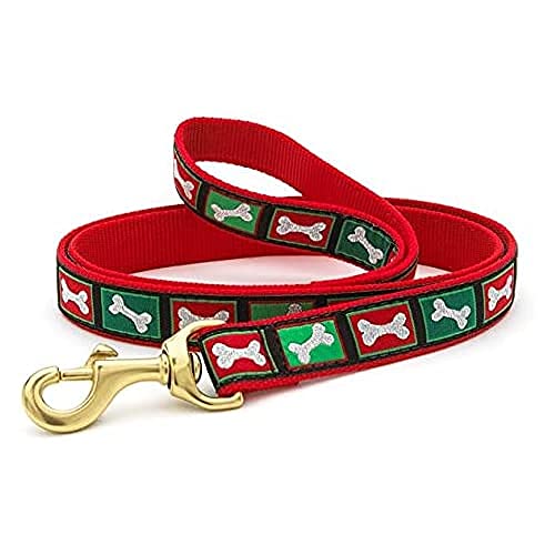 Up Country XBO-L-W Christmas Bones Hundeleine Schmal, 5/8" Up Country XBO-L-W Christmas Bones Hundeleine Schmal, 5/8" von Up Country