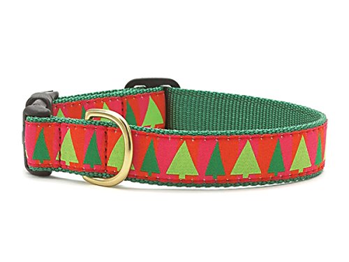 Up Country XTR-C-M Festive Trees Collar M Breit (1") Hundehalsband, 300 g von Up Country