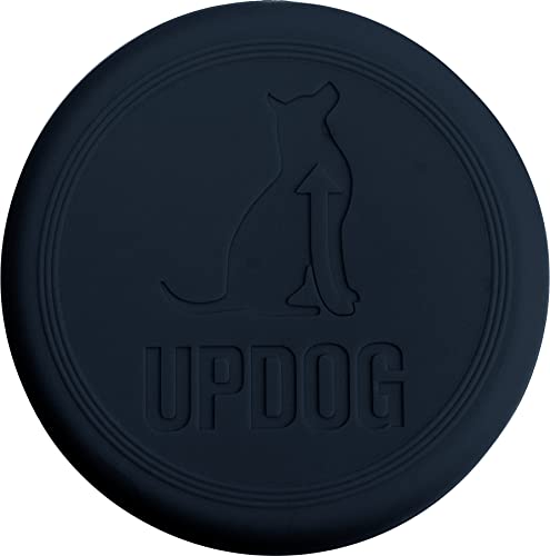 Updog Products Frisbee für Hunde, klein, leicht und langlebig, 15,2 cm, hergestellt in den USA, leuchtende Farben, Blau / Dunkel von UpDog Products