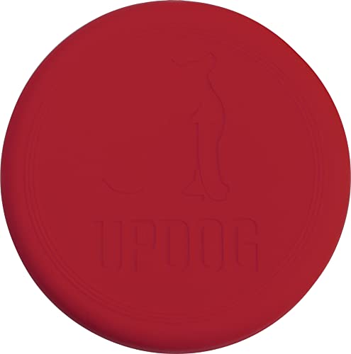 Updog Products Frisbee für Hunde, klein, leicht und langlebig, Frisbee, hergestellt in den USA, leuchtende Farben, Rot von UpDog Products