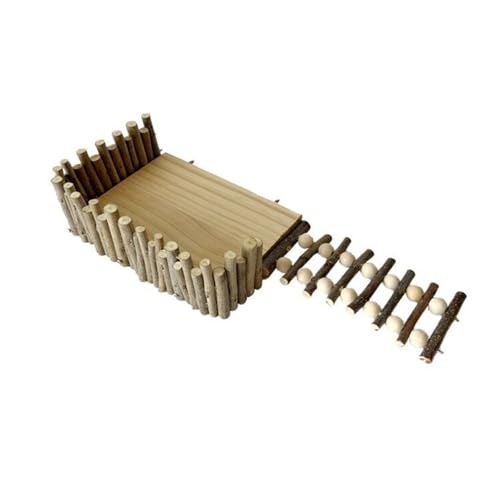 Hamster -Klettern Spielzeug, hölzerne Kauspielzeughamster -Käfigzubehör, natürliche sichere Plattformen, Kleiner Haustierspielplatz für Praor Gerbil Rathamster Kletterspielzeug Hamster -Klettern Spielzeug, hölzerne Kauspielzeughamster -Käfigzubehör, natürliche sichere Plattformen, Kleiner Haustierspielplatz für Praor Gerbil Rathamster Kletterspielzeug von Upiulote