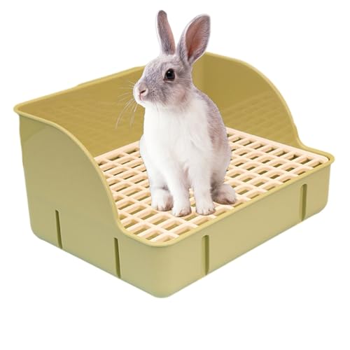 Kaninchendrüsenbox, spritzsichere Hasen -Katzentoilette, große Bettpfanne, Plastik -Maschen -Ecktoilette für Meerschweinchen, Chinchillas und Hamsterrabbit Kaninchendrüsenbox, spritzsichere Hasen -Katzentoilette, große Bettpfanne, Plastik -Maschen -Ecktoilette für Meerschweinchen, Chinchillas und Hamsterrabbit von Upiulote