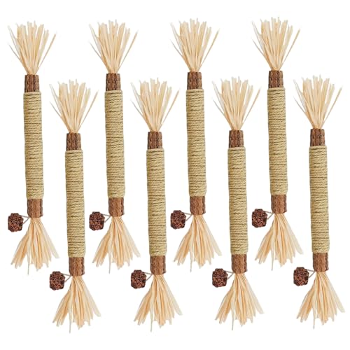 Upiulote 8pcs Katzenkaustock 8, 66 Zoll verdicken Natrual sicheres interaktiver Katze Gras -Kinderstock für Innentierspielzeug Upiulote 8pcs Katzenkaustock 8, 66 Zoll verdicken Natrual sicheres interaktiver Katze Gras -Kinderstock für Innentierspielzeug von Upiulote