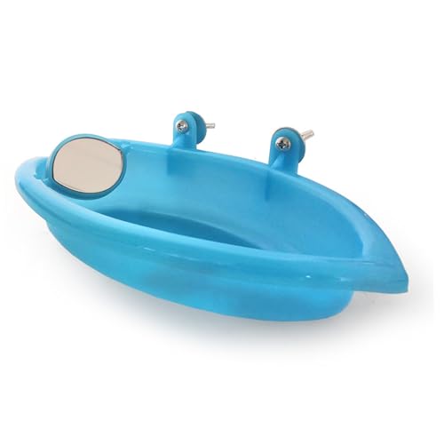 Vogelbad für Käfig Universal Hanging Vogel Käfigbad mit Spiegel 7x4x1 Haustier mit Stand für Kanarische Finch -Sichtwände Vogelbad für Käfig Universal Hanging Vogel Käfigbad mit Spiegel 7x4x1 Haustier mit Stand für Kanarische Finch -Sichtwände von Upiulote