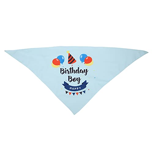 Uplory Pet Triangle Bandana Cotton Geburtstag Speichel Bandana Atmungsaktives Haustier Accessoires für Hunde Geburtstagsfeier (One Size) von Uplory
