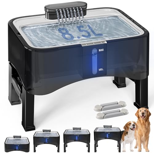 8.5L Hund Wasserbrunnen Große Hunde Multi-Katzen Haustier Wasserbrunnen von Upsky