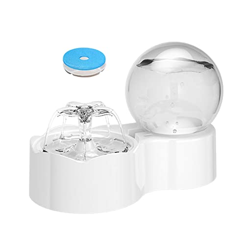 Katzen Hund Wasserspender 2,182.9 g Wasserkapazität Leise Automatischer Wassernapf mit Filterpad Katzen Hund Wasserspender 2,182.9 g Wasserkapazität Leise Automatischer Wassernapf mit Filterpad von Uqezagpa