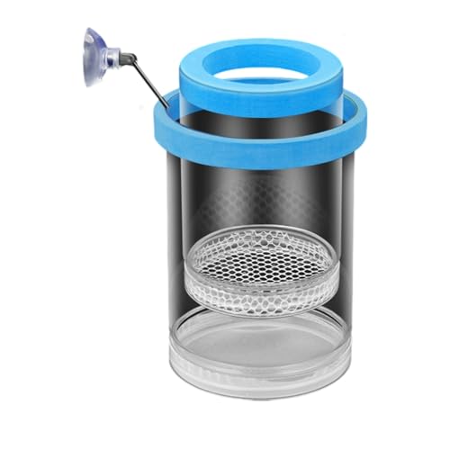 Schwimmende Isolationskammer für Aquarien mit belüftetem Netz, Brutkasten für Clownfische, Frittieren und Garnelen, Fisch-Isolationsbox Schwimmende Isolationskammer für Aquarien mit belüftetem Netz, Brutkasten für Clownfische, Frittieren und Garnelen, Fisch-Isolationsbox von Uqezagpa