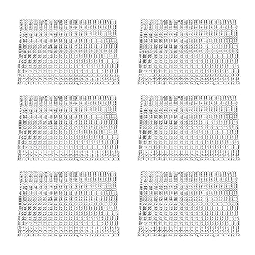 Uqezagpa 6 x Trennwand für Aquarien, Trennwand für Aquarien, Kunststoffgitter, Eierkisten-Licht von Uqezagpa