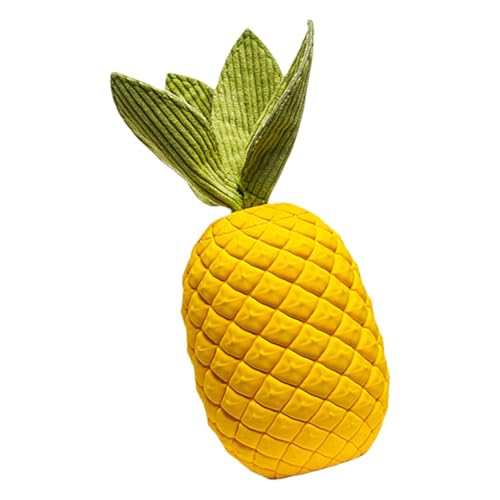 Uqezagpa Ananas Kauspielzeug für Hunde, Naturkautschuk, Quietschspielzeug, Leckerli-Dosierung, Hundespielzeug zum Zahnen Uqezagpa Ananas Kauspielzeug für Hunde, Naturkautschuk, Quietschspielzeug, Leckerli-Dosierung, Hundespielzeug zum Zahnen von Uqezagpa