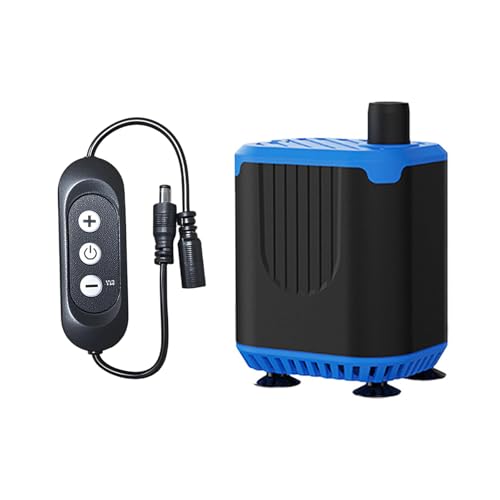 Uqezagpa Aquarien Wasser mit 4 einstellbaren Strömungsmodi Untergetaucht Leise Fischank für Teich und verschiedene Tanks u von Uqezagpa