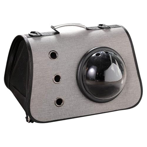 Uqezagpa Durchlässige Katzentragetasche, transparent, Katzenkäfig, tragbare Haustiertasche, klare Katzen für bequeme Haustierreisen Uqezagpa Durchlässige Katzentragetasche, transparent, Katzenkäfig, tragbare Haustiertasche, klare Katzen für bequeme Haustierreisen von Uqezagpa