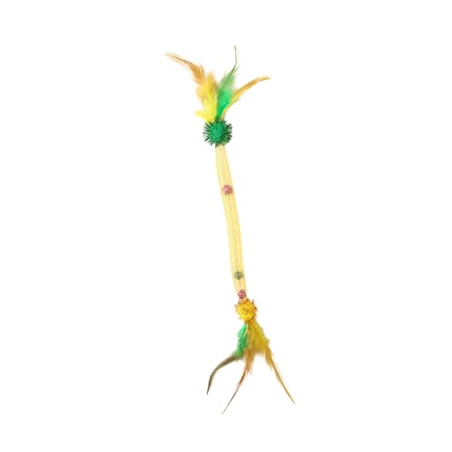 Uqezagpa Elastischer Netzschlauch für Katzen, Spielzeug mit hellen Farben und Glocken, bunter interaktiver Stab, um die Aufmerksamkeit Ihrer Katze zu erregen. Katzenspielzeug Uqezagpa Elastischer Netzschlauch für Katzen, Spielzeug mit hellen Farben und Glocken, bunter interaktiver Stab, um die Aufmerksamkeit Ihrer Katze zu erregen. Katzenspielzeug von Uqezagpa