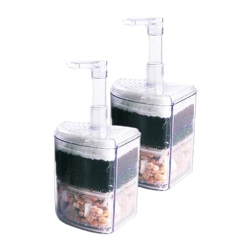 Uqezagpa Ersatzfilter für Aquarien, Baumwollkartusche, Innenfilter, 2 Stück von Uqezagpa