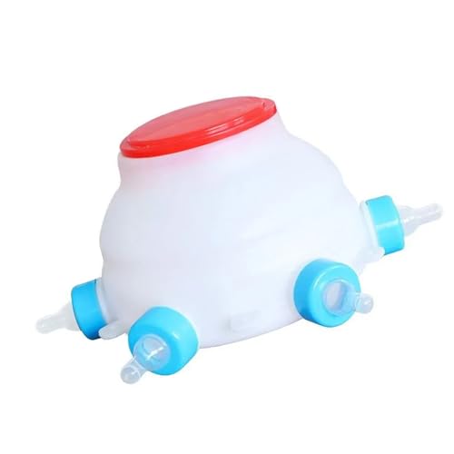 Uqezagpa Farm Ziegenmilch-Futterspender Kuh Stillflaschen Vieh Fütterung Werkzeug mit Ergonomie und Futter von Uqezagpa