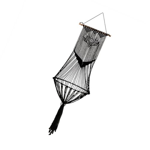 Uqezagpa Handgewebte Hängematte, Katzenschaukelmöbel, Hängebett, platzsparend, über der Tür, zum Schlafen Uqezagpa Handgewebte Hängematte, Katzenschaukelmöbel, Hängebett, platzsparend, über der Tür, zum Schlafen von Uqezagpa