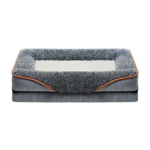 Uqezagpa Haustierbett mit abnehmbarem Kissen, weicher Griff, schönes Bett, Hundekorb, Hundesofa, abnehmbares Kissen Uqezagpa Haustierbett mit abnehmbarem Kissen, weicher Griff, schönes Bett, Hundekorb, Hundesofa, abnehmbares Kissen von Uqezagpa