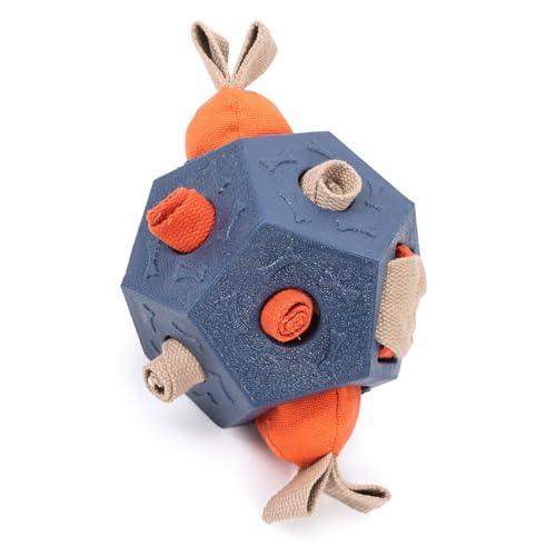 Uqezagpa Interaktion Puzzle Kauspielzeug für Hund Schnüffeln Slow Feeder Spielzeug mit Quietschende Karotten Designs für Klein bis Groß Uqezagpa Interaktion Puzzle Kauspielzeug für Hund Schnüffeln Slow Feeder Spielzeug mit Quietschende Karotten Designs für Klein bis Groß von Uqezagpa