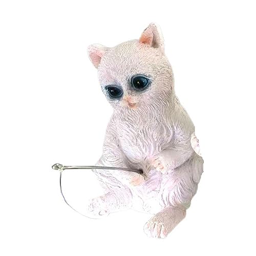 Uqezagpa Katzenfiguren, Aquarium-Ornament, Aquarium, Pflanzenstatuen, Dekoration, interessantes Angelkätzchen Uqezagpa Katzenfiguren, Aquarium-Ornament, Aquarium, Pflanzenstatuen, Dekoration, interessantes Angelkätzchen von Uqezagpa