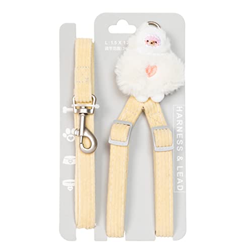 Uqezagpa Katzenhalsband, Geschirr, Leine, verstellbar, Kordsamt, Haustiergeschirr Uqezagpa Katzenhalsband, Geschirr, Leine, verstellbar, Kordsamt, Haustiergeschirr von Uqezagpa