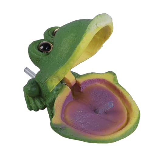 Uqezagpa Künstliche Frösche, Landschaft, Aquarien, Blasenstein, Dekorationen für Aquarien, Terrarien, Garnelen von Uqezagpa