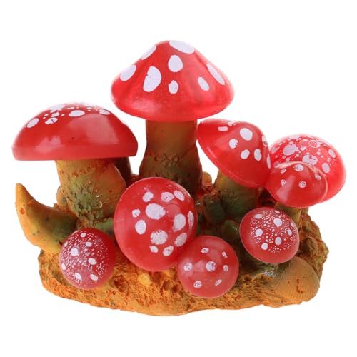 Uqezagpa Künstliche Pilze aus Silikon, Dekoration für Aquarium, Terrarium, bunt, künstlicher Pilz Uqezagpa Künstliche Pilze aus Silikon, Dekoration für Aquarium, Terrarium, bunt, künstlicher Pilz von Uqezagpa