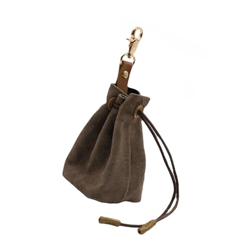 Uqezagpa Leckerlibeutel für Hunde, Outdoor, Spaziergänge, Hundetrainingstaschen mit Kordelzug, Snack-Organizer-Tasche für Hunde Uqezagpa Leckerlibeutel für Hunde, Outdoor, Spaziergänge, Hundetrainingstaschen mit Kordelzug, Snack-Organizer-Tasche für Hunde von Uqezagpa