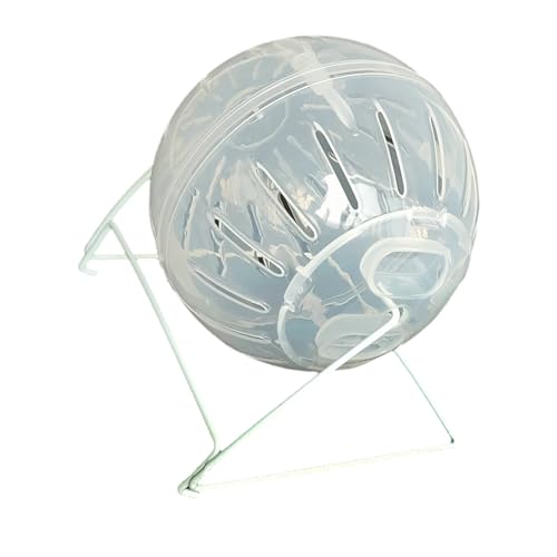 Uqezagpa Leises Hamster-Trainingsrad mit stabiler Basis, leises Laufrad, Rollerball, Spielzeug für kleine Haustierkäfigaktivität Uqezagpa Leises Hamster-Trainingsrad mit stabiler Basis, leises Laufrad, Rollerball, Spielzeug für kleine Haustierkäfigaktivität von Uqezagpa